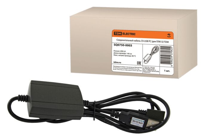 Соединительный кабель СК-USB PC (для ПЛК12) | SQ0750-0003 TDM