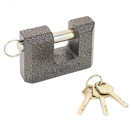 Замок навесной с дисковым механизмом секрета, АЛЛЮР ВС2-3С античное серебро - 997 ПТК