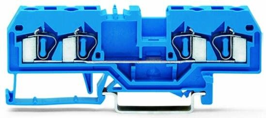 Клемма на профиль, 4 полюса (уп/50шт) | 281-654 WAGO
