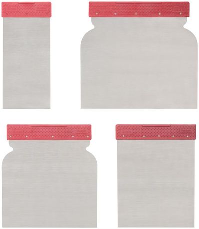 Шпатель металлический набор 4шт "Япончик" 50/80/100/120мм FIT 06745 РОС