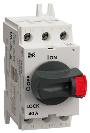 Выключатель-разъединитель 3п 40А SDM ARMAT IEK AR-SDM-11-040 IEK (ИЭК) арт. AR-SDM-11-040