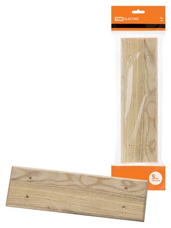 Накладка на бревно деревянная универсальная НБУ 1Пх4 260 мм, сосна | SQ1821-0037 TDM