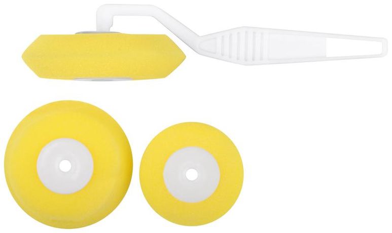 Валик поролоновый желтый угловой, набор 3 шт. - 02840 РОС