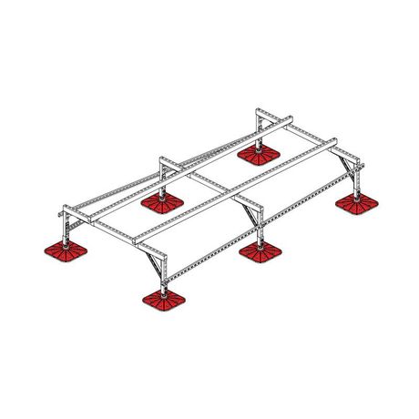 Конструкция опорная для установки оборудования TECHNORAPTOR FOOT 1500х3000 тип 1 KM-TR-F-SSEI-1500-3000-1 КМ TR0031 КМ-Профиль