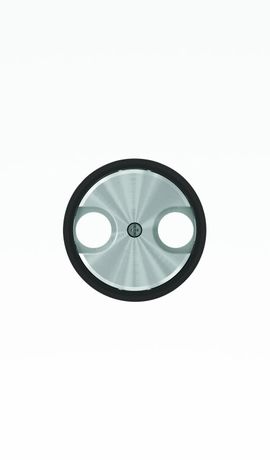 Накладка для TV-R розетки, серия SKY Moon, кольцо чёрное стекло|2CLA865000A1501| ABB
