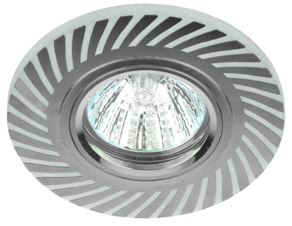 Светильник встраиваемый KL40 SL/GD/1 алюминевый MR16 12V/220V 50W золото/серебро ( Made In China - Б0048935 Made In China арт. Б0048935