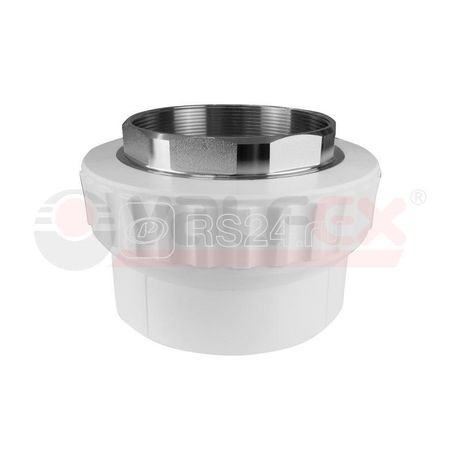 Муфта комбинированная 32x1 1/4' НР под ключ, полипропиленовая PPR белая - 10135132 VALFEX