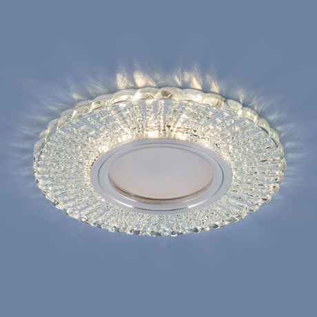 Светильник точечный встраиваемый 2233 MR16 CL прозрачный с подсветкой | a045456 Elektrostandard