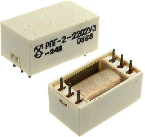 Реле герконовое РПГ-2 2202 24В ЧЭАЗ A8119-77958582