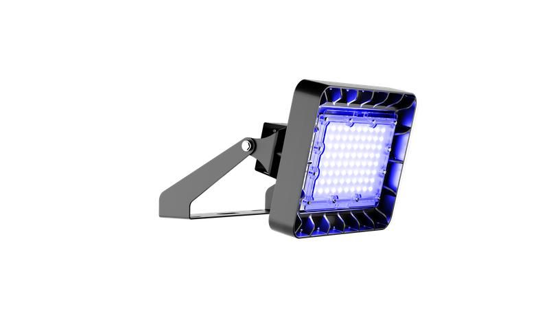 Светильник светодиодный ДБУ-98W IP67 12816Лм КСС К50 FL Blue (Архитектурный TL-PROM APS 100 D50 Blue) - УТ000018570 Технологии света