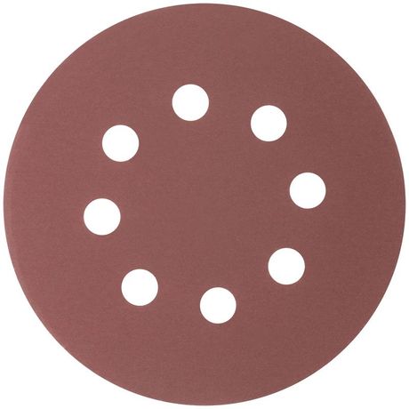 Круг шлифовальные с отверстиями (липучка) алюминий-оксидные 125мм Р 400 (уп.5шт) MOS 39841М