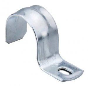 Скоба крепежная однолапковая СМО d38-40мм метал. (уп.50шт) Промрукав PR08.2538 Строитель