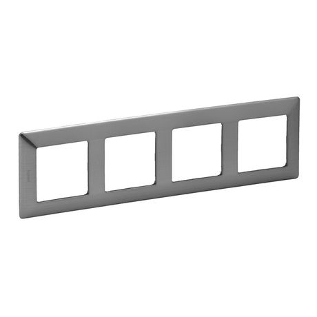 Рамка 4-м Valena Life универсальная сталь Leg 754154 Legrand