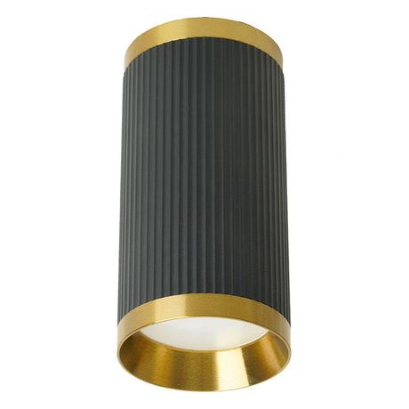 Светильник потолочный MR16 35W 230V, черный + античное золото, ML190 | 48851 FERON