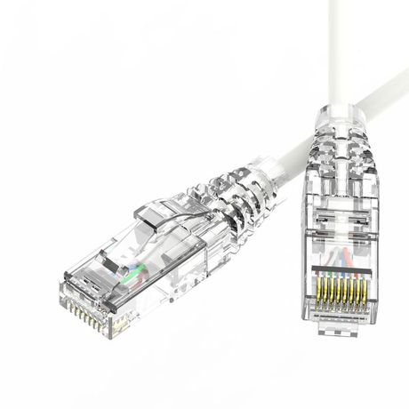Патч-корд неэкранированный SLIM CAT6 U/UTP 4х2, 28 AWG, LSZH, белый, 2м | RN6UU4520WH-28 DKC ДКС
