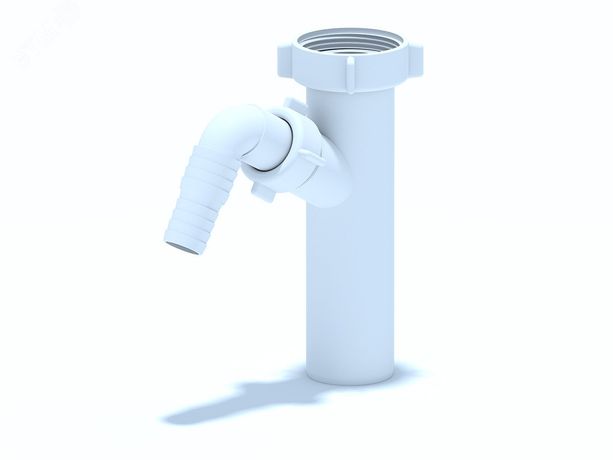 Отвод для стиральной машины АНИ 1 1/2' х 40 - M140 пласт