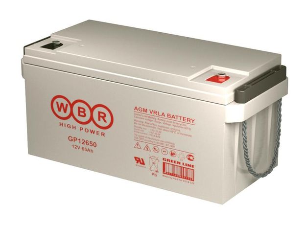 Аккумулятор GP 12В 65Ач - GP12650 I WBR
