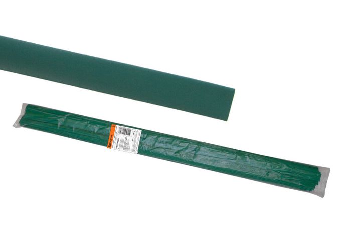Термоусаживаемая трубка ТУТнг 8/4 зеленая по 1м (50 м/упак) | SQ0518-0211 TDM
