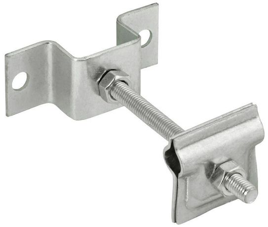 Держатель-зажим соединительный проводника круглого 6-10мм опорный L=100мм оцинкованная сталь IEK - ZHC81-11-1-10-100