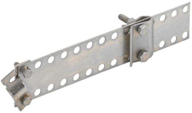 Держатель проводника круглого 5-10мм водосточная труба до 30мм оцинкованная сталь IEK - ZDP81-11-7-30