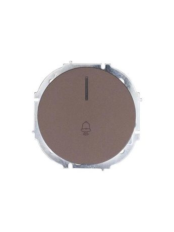 Кнопка звонка СП OSEN с подсветкой механизм шоколадLEZARD 743-7388-108