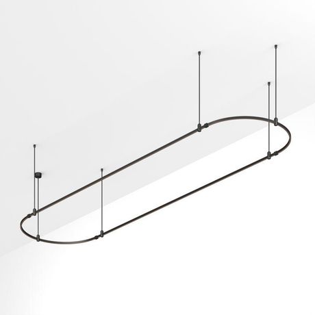Трек ART-APRIORI-OVAL-ROD-800-4000x1000 (BK) (ARL, IP20 металл, 3 года) - 048513 Arlight
