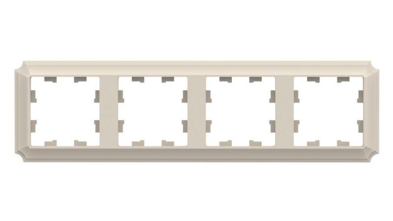 Рамка 4-м AtlasDesign Antique универс. беж. SE ATN100204 APC