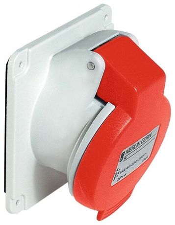 Розетка кабельная 16А 3Р+N+E IP44 380B винтовая - PKF16F435 APC