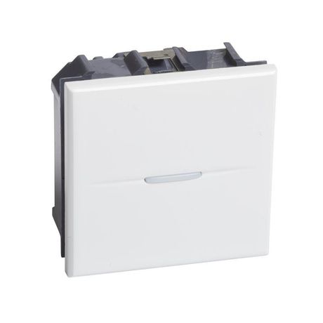 Переключатель аксиальный 1-кл. 2мод. СП Axolute 10А IP20 винтов. клеммы бел. Leg BTC HD4003M2N Legrand