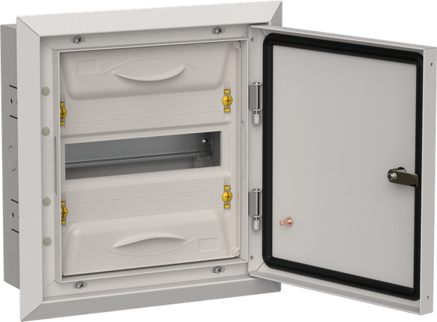 Корпус металлический ЩРв-12 (1х12) 380х365х130 IP31 сер. TITAN 5 IEK TI5-50-V-012-31-7035