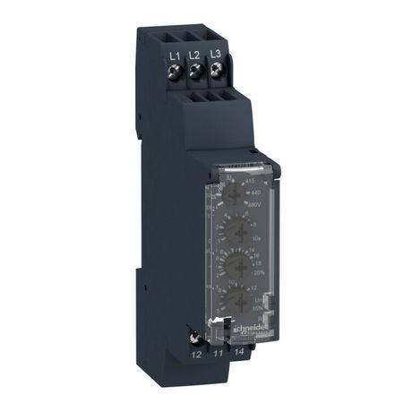 РЕЛЕ КОНТРОЛЯ ПОВЫШ/ПОНИЖ НАПРЯЖ 20-80В | RM17UAS16 Schneider Electric