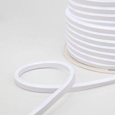 Гибкий неон SMD 8х16 мм односторонний белый 120LED/м 10м с комплектом подключения IP65 набор - 131-003 NEON-NIGHT