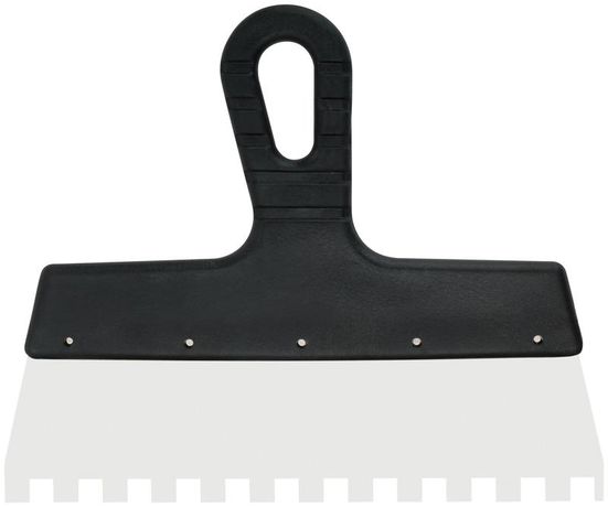 Шпатель фасадный зубчатый 250мм/зуб 10мм нерж. КУРС 06609