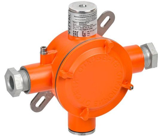 Коробка взрывозащищенная распределительная ВРК-41-24-1-d с 4 вводами IEK - VRK11-34-4-24-D