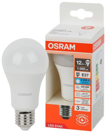 Светодиодная лампа LSCLA100 12W/865 230VFR E27 10X1 RUOSRAM | 4058075695351 Osram