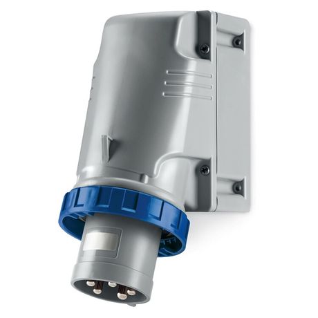 Вилка настенная IP67 63А 2P+E 250В | DIS245M6393 DKC ДКС