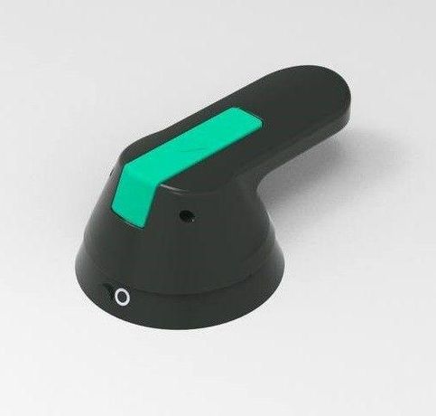 ВЫНОСНАЯ КОРОТКАЯ ЧЁРНАЯ ПОВОРОТНАЯ РУКОЯТКА ДЛЯ БОКОВОЙ УСТАНОВКИ НА SD160-250 | SSDERHSR15B1625 SE APC