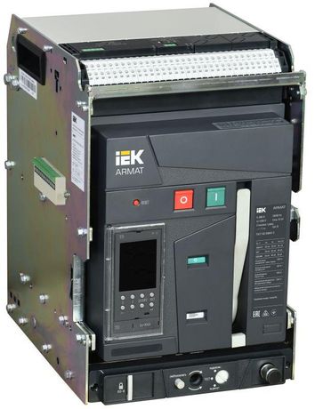 Выключатель автоматический воздушный ARMAT выдвижного исполнения 3P типоразмер A 55кА 800А расцепитель TD с комплектом аксессуаров 220В: мотор привод катушка включения отключения - AR-ACB-3VA-055-0800A-TDCF IEK