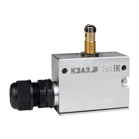 Микропереключатель МП-1313м/01 (толкатель ролик продольный) | 347482 КЭАЗ