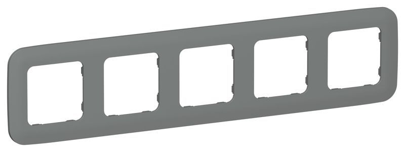 Рамка 5-м СП FLITE РУ-5-А-ФлМА мокрый асфальт IEK FI-M52-31-20-K80 IEK (ИЭК) арт. FI-M52-31-20-K80