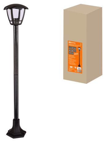 Светильник садово-парковый "СИТИ" НТУ 07-60-002 У1 4-х гранник на стойке h=1120 мм черный | SQ0330-1305 TDM