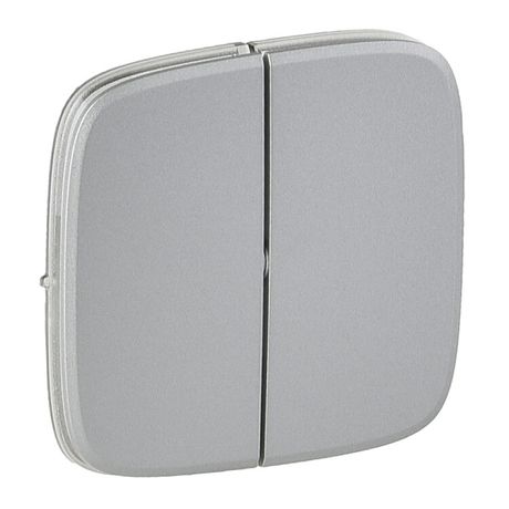 Панель лицевая Valena Allure для 2-кл. выкл. алюм. Leg 755027 Legrand