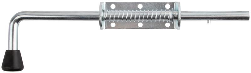 Засов пружинный накладной круглый ригель 350мм 66699