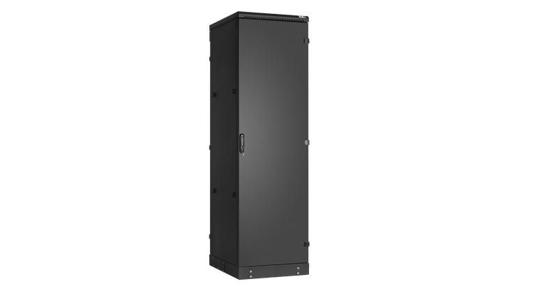 Напольный шкаф 19 дюймов, 42U, 600x800 мм, промышленный, степень защиты IP54, BK - ЭКО38306 TLK TFM-426080-MMMM-BK