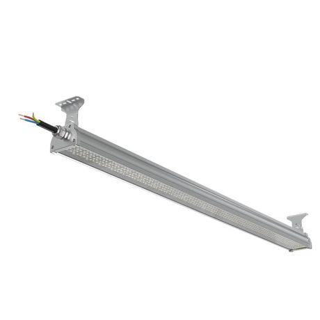 Светильник светодиодный ДСП WP 24 C 120W W 840 L1200 EL SI CL 1280х100х85мм 120Вт 4000К IP66 пылевлагозащ.   27072423969 арт. 27072423969