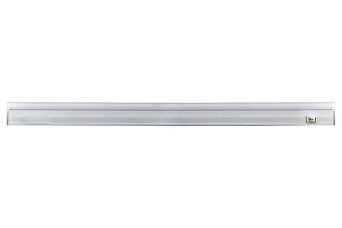 Светильник светодиодный LWL-2012-16CL 16Вт 80LED 4000К IP20 1500лм 220В 1172мм с сетевым проводом алюм. бел. Ultraflash 11918