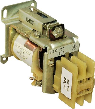 Реле тока РЭ-12-1-1.0А 1НО+1НЗ передн. присоед. ЧЭАЗ A8119-77941430