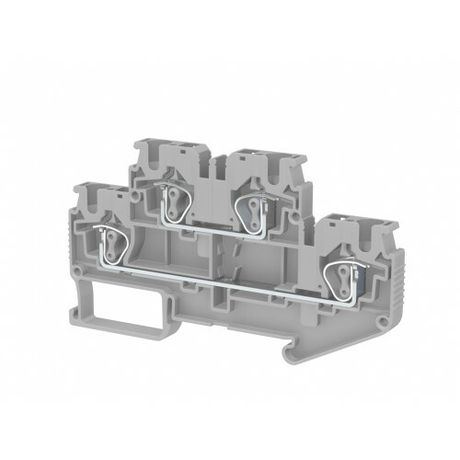 Пружинная клемма серии SRD 4-2F (Серый) 0.0.0.3.11909 | 311909 Klemsan