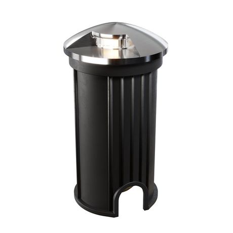 Светильник встраиваемый Outdoor Flash IP 67 LED 1W 3000 K Серебро - O044DL-L1S3K Maytoni