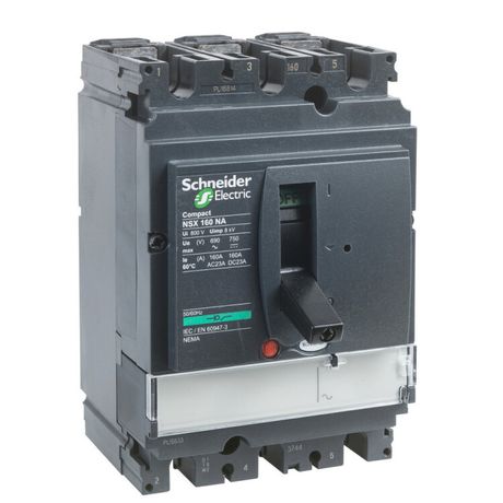 Выключатель нагрузки 160А 36кА NSX 160NA - LV430629 Schneider Electric